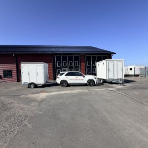 Toalettvagn med slamtank